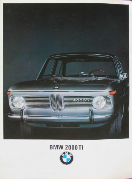 BMW 2000 TI Modelprogram 1969 Carbrochure (7850)